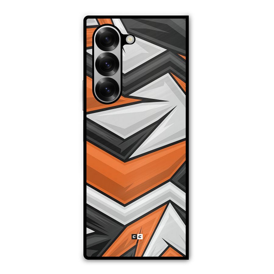 Abstract Comic Metal Back Case for Galaxy Z Fold6