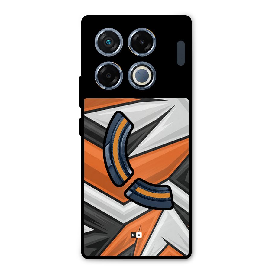 Abstract Comic Metal Back Case for Infinix GT 20 Pro