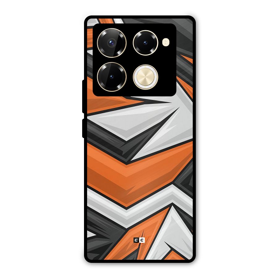 Abstract Comic Metal Back Case for Infinix Note 40 Pro