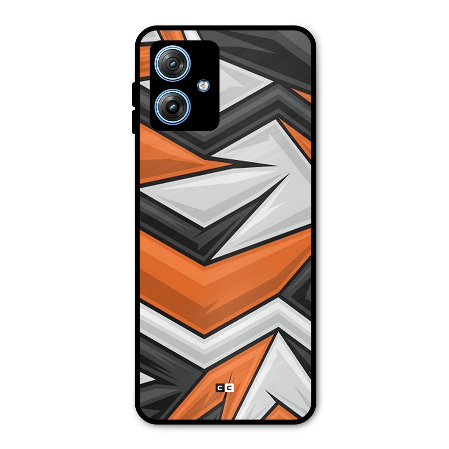 Abstract Comic Metal Back Case for Moto G54