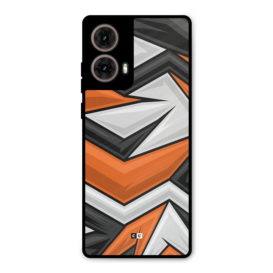 Abstract Comic Metal Back Case for Moto G85