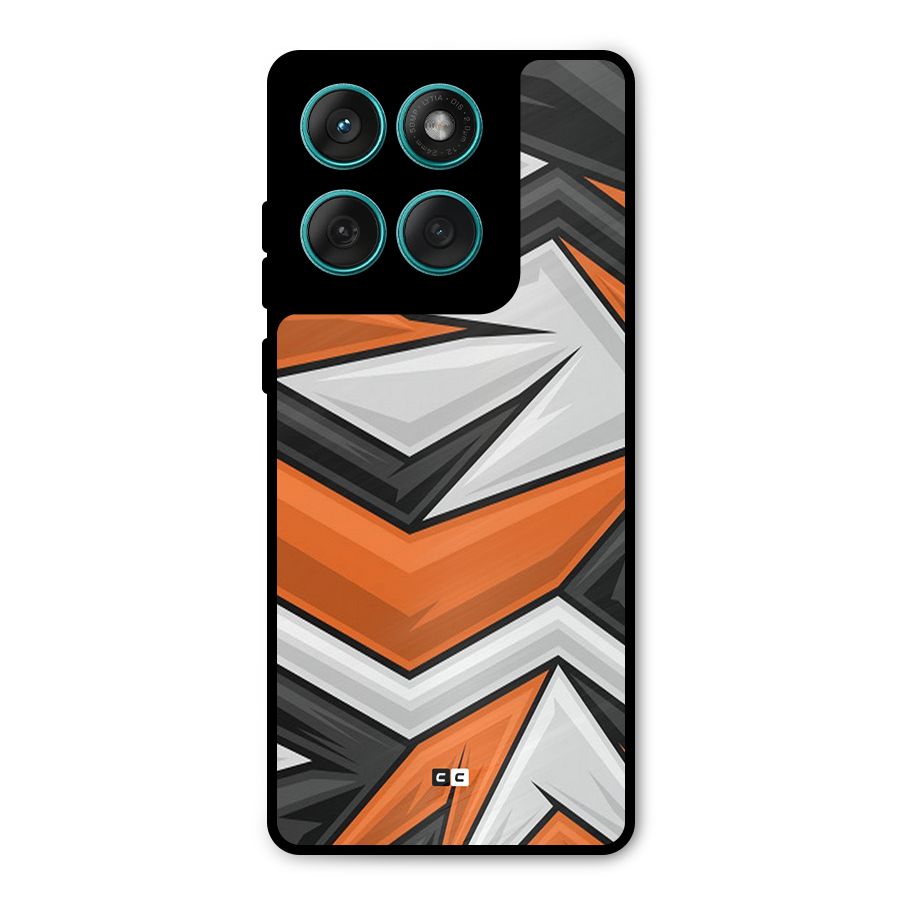 Abstract Comic Metal Back Case for Motorola Edge 60