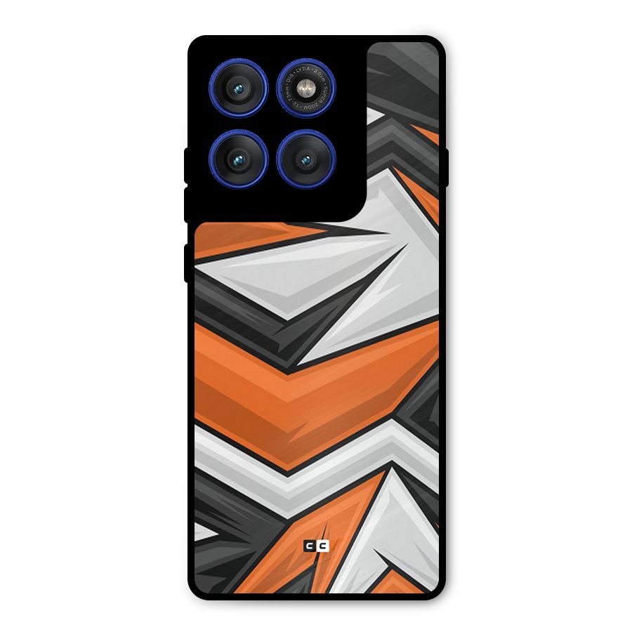 Abstract Comic Metal Back Case for Motorola Edge 60 Pro