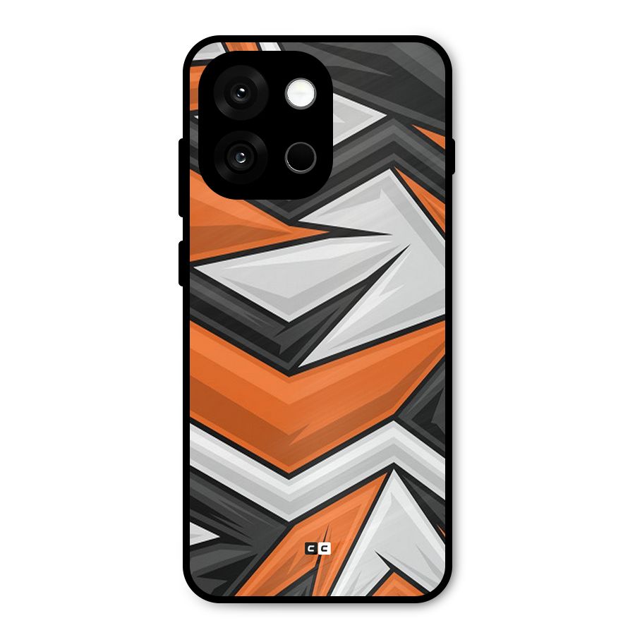 Abstract Comic Metal Back Case for OnePlus 13s
