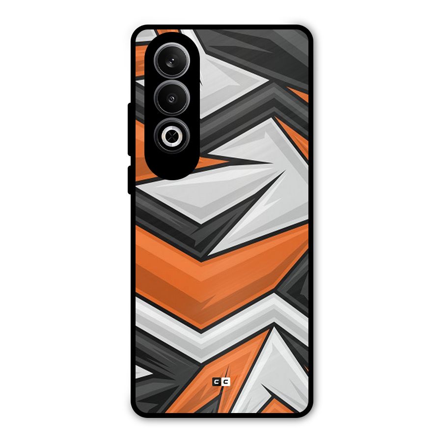 Abstract Comic Metal Back Case for OnePlus Nord CE4