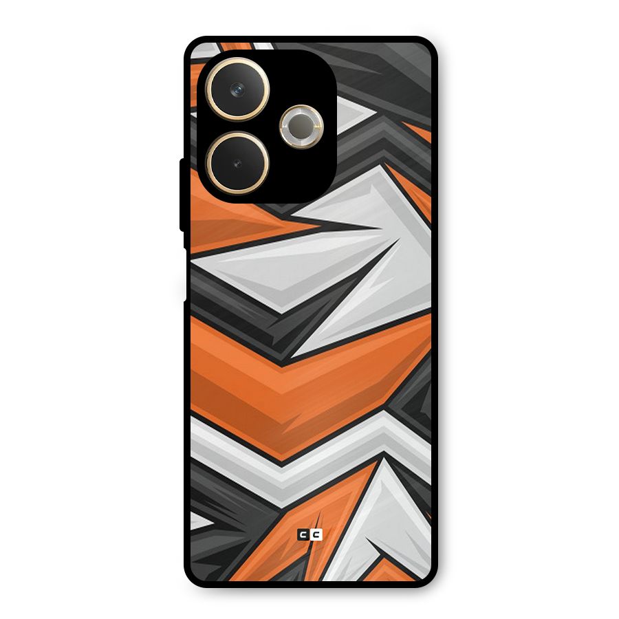 Abstract Comic Metal Back Case for Oppo A5 Pro