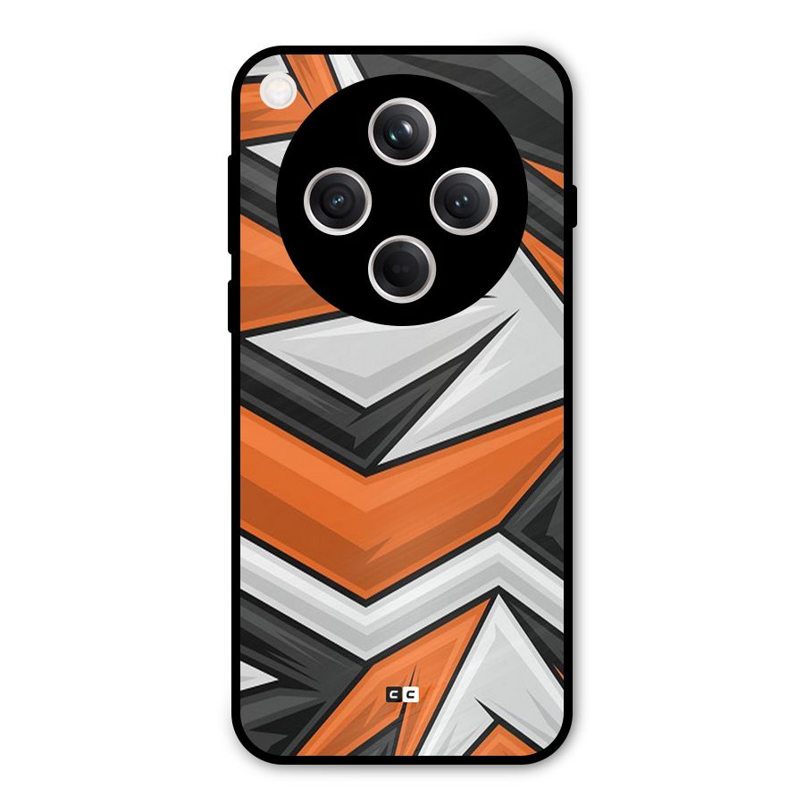 Abstract Comic Metal Back Case for Oppo Find X8