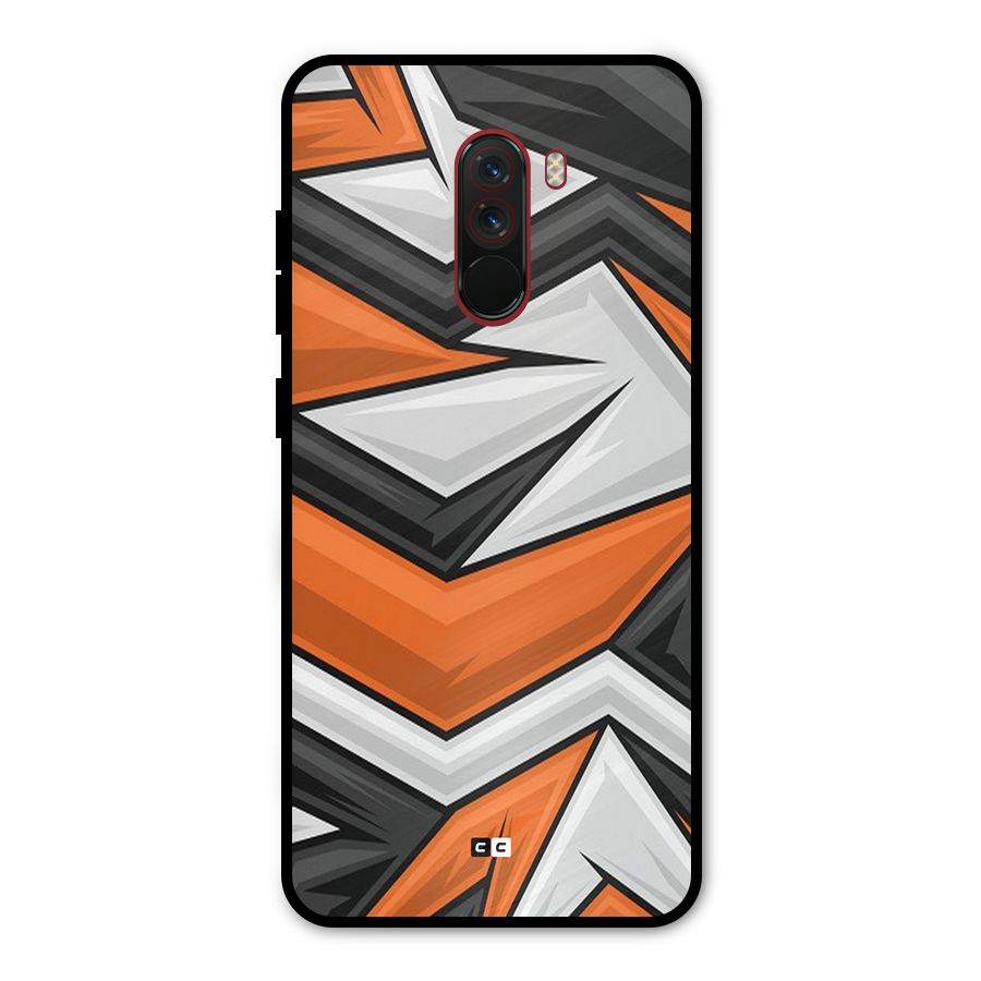 Abstract Comic Metal Back Case for Poco F1