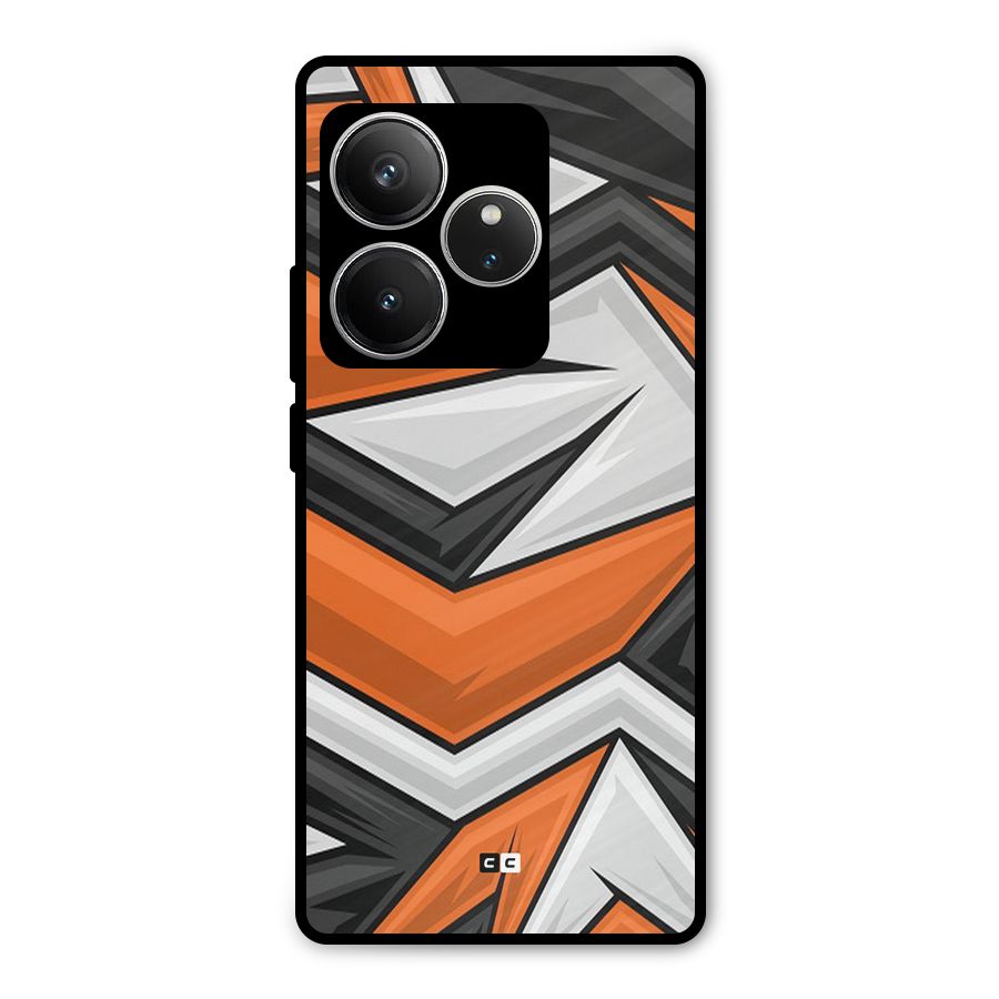 Abstract Comic Metal Back Case for Realme GT 6
