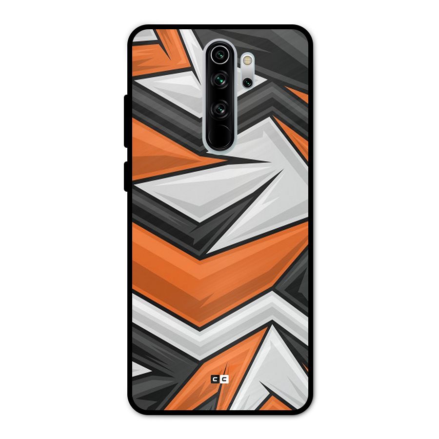Abstract Comic Metal Back Case for Redmi Note 8 Pro