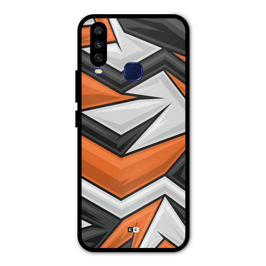 Abstract Comic Metal Back Case for Vivo Y15