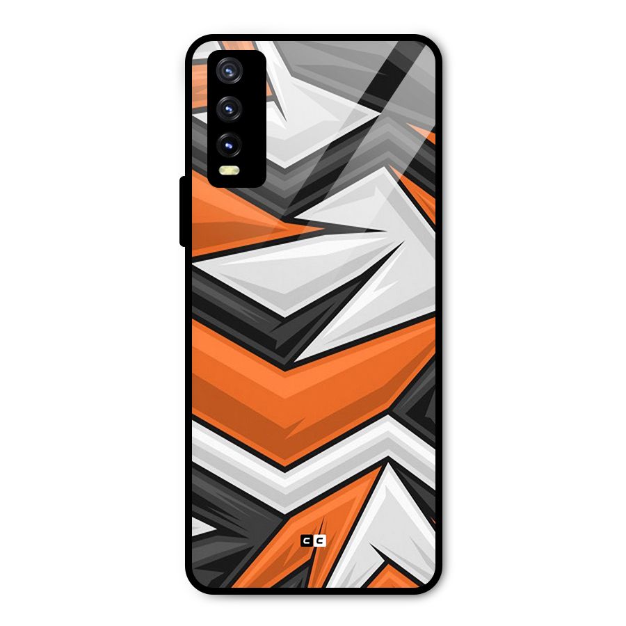 Abstract Comic Metal Back Case for Vivo Y20g