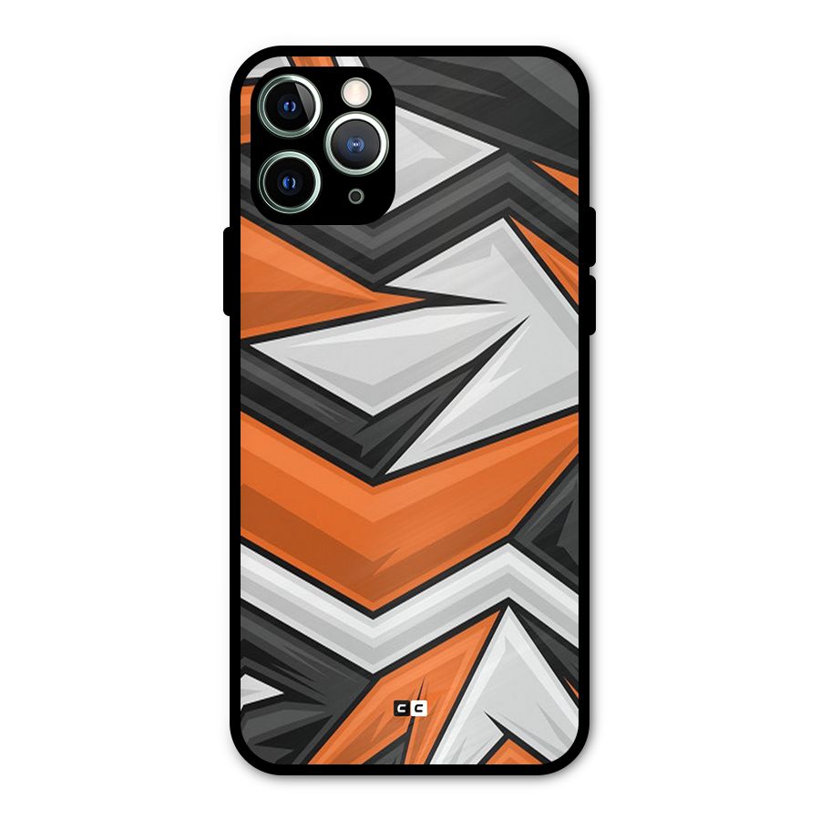 Abstract Comic Metal Back Case for iPhone 11 Pro Max