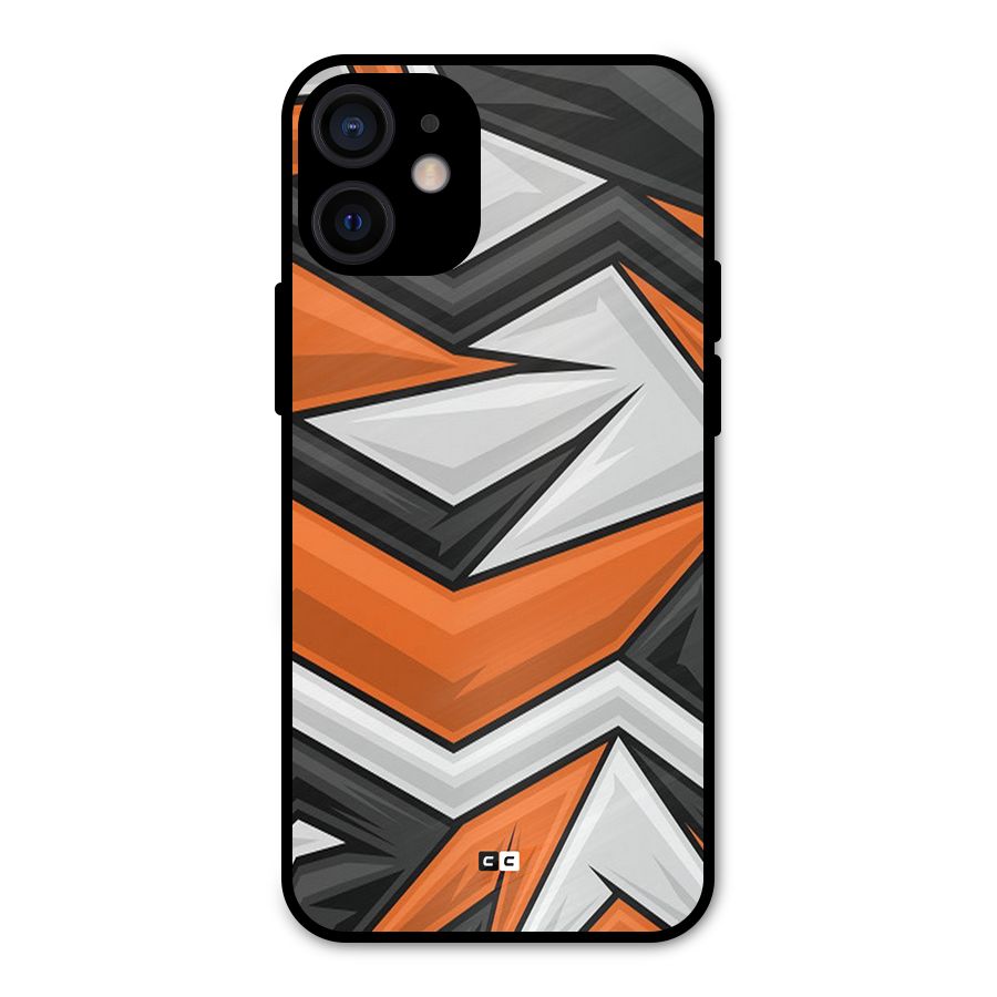 Abstract Comic Metal Back Case for iPhone 12 Mini