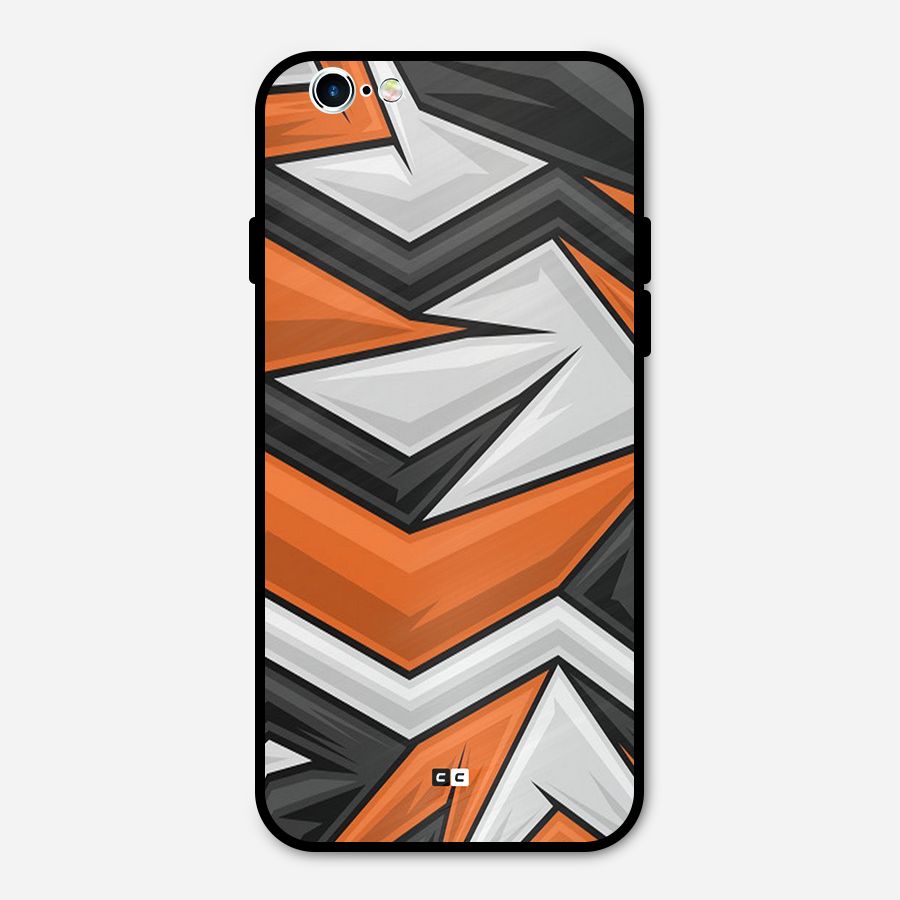 Abstract Comic Metal Back Case for iPhone 6 6s