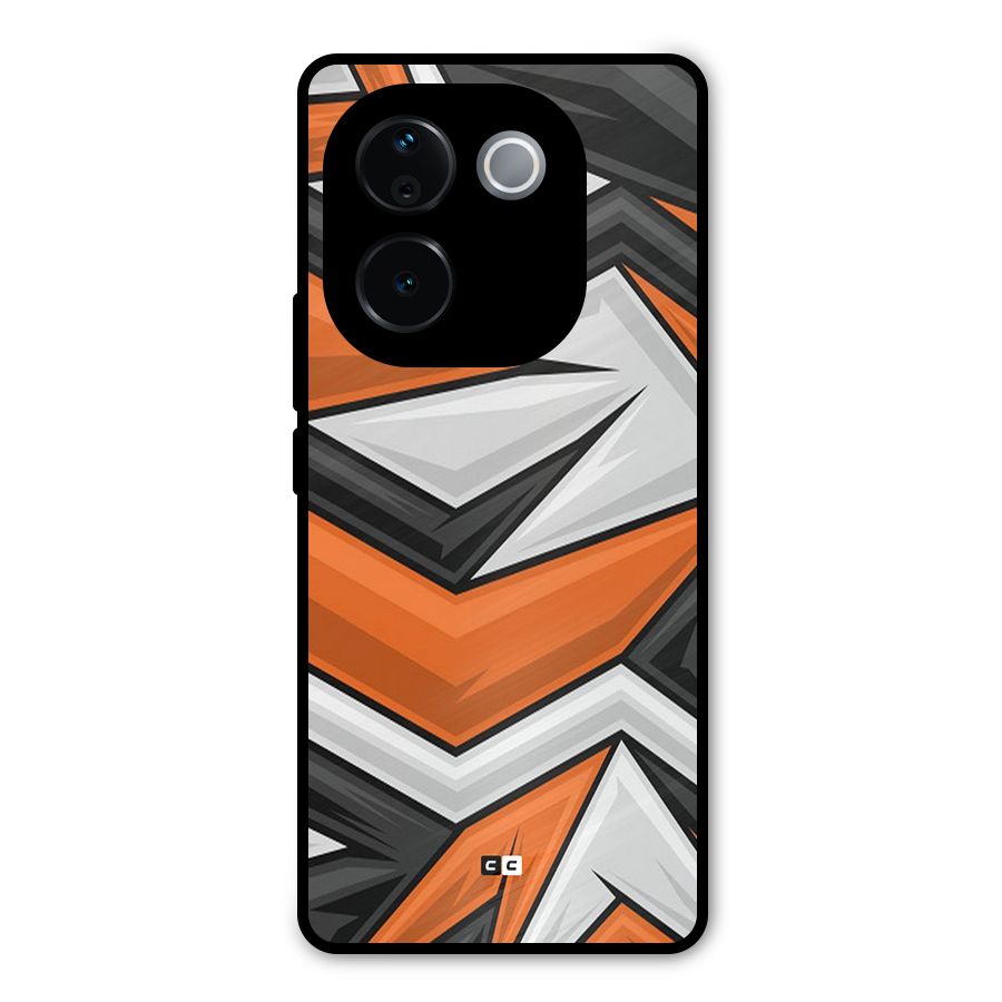 Abstract Comic Metal Back Case for iQOO Z9s Pro
