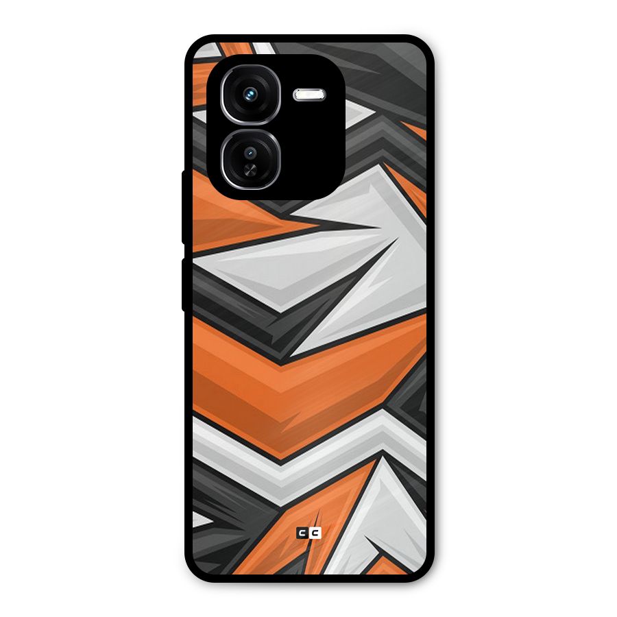 Abstract Comic Metal Back Case for iQOO Z9x