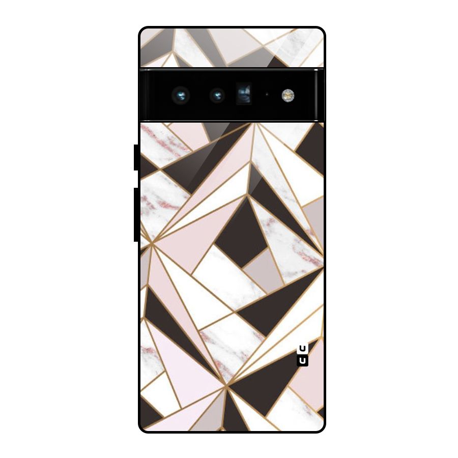 Abstract Corners Glass Back Case for Google Pixel 6 Pro