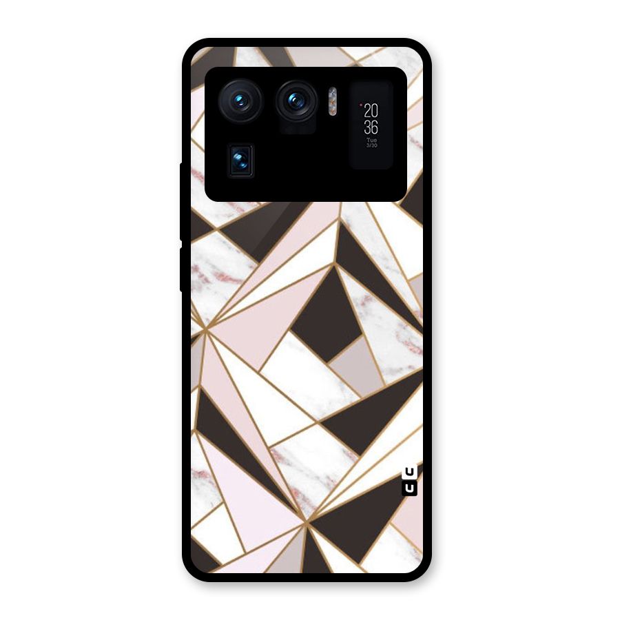 Abstract Corners Glass Back Case for Mi 11 Ultra