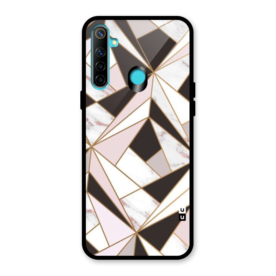 Abstract Corners Glass Back Case for Realme Narzo 10