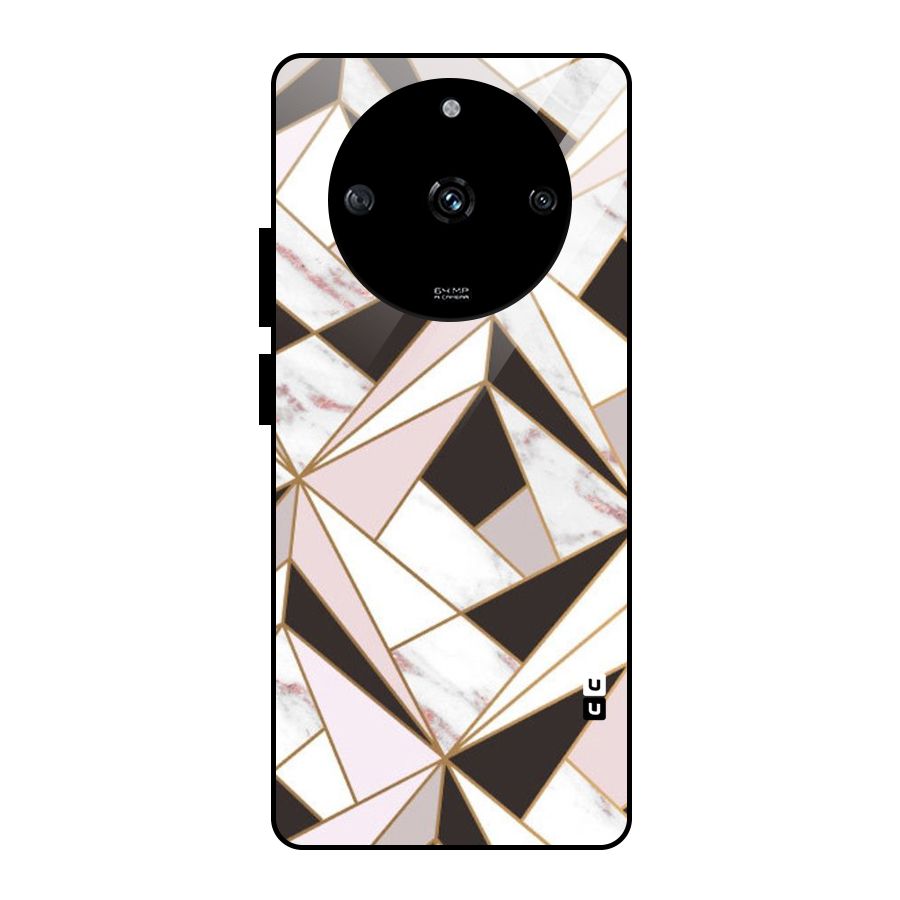 Abstract Corners Glass Back Case for Realme Narzo 60 5G