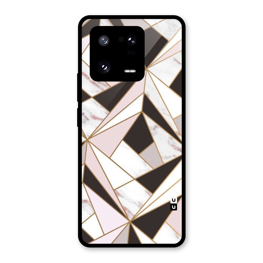 Abstract Corners Glass Back Case for Xiaomi 13 Pro