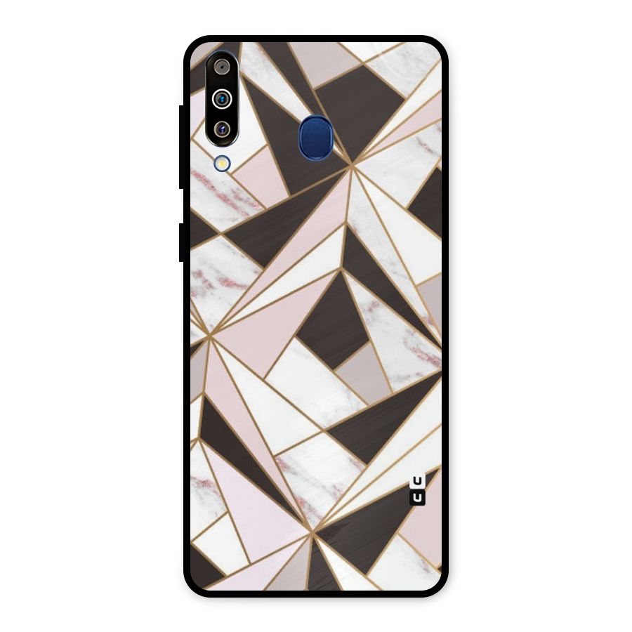 Abstract Corners Metal Back Case for Galaxy M30
