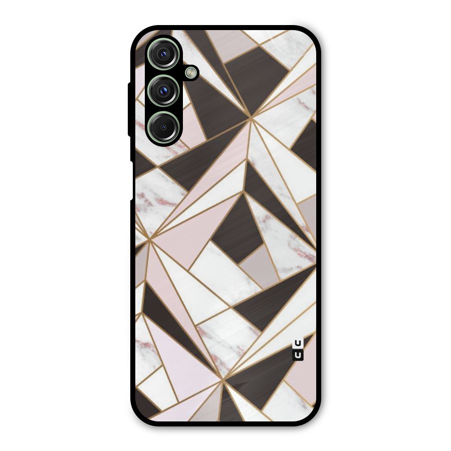 Abstract Corners Metal Back Case for Galaxy M34