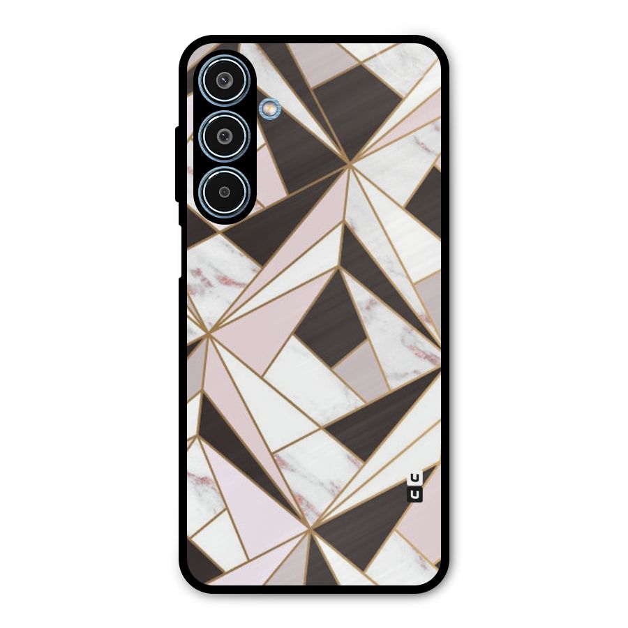 Abstract Corners Metal Back Case for Galaxy M35