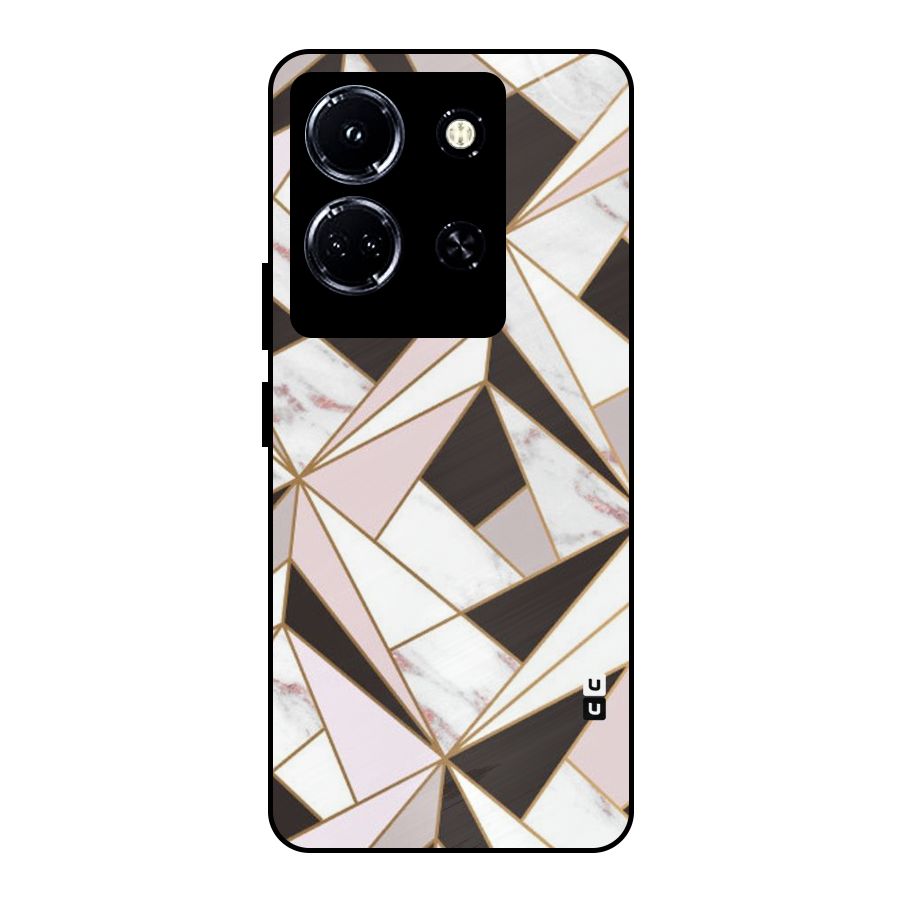 Abstract Corners Metal Back Case for Infinix Note 30 5G