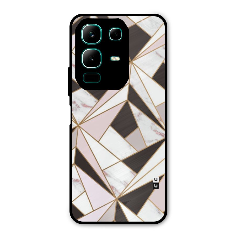 Abstract Corners Metal Back Case for Infinix Note 50x