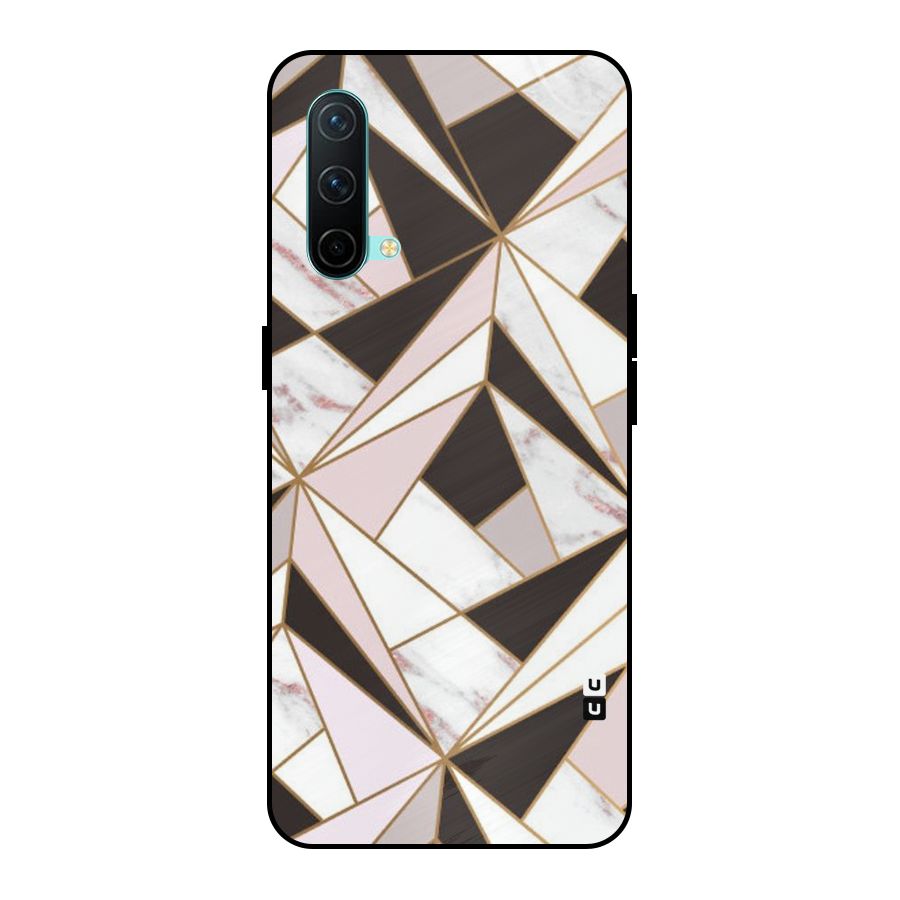 Abstract Corners Metal Back Case for OnePlus Nord CE 5G