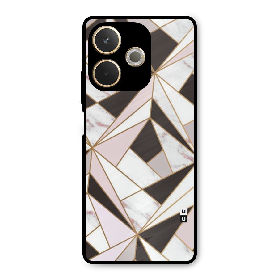 Abstract Corners Metal Back Case for Oppo A5 Pro