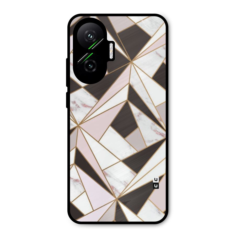 Abstract Corners Metal Back Case for Poco F7