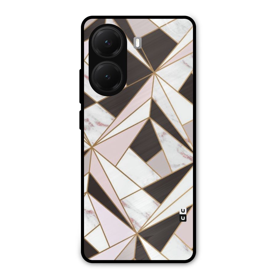 Abstract Corners Metal Back Case for Poco X7 Pro