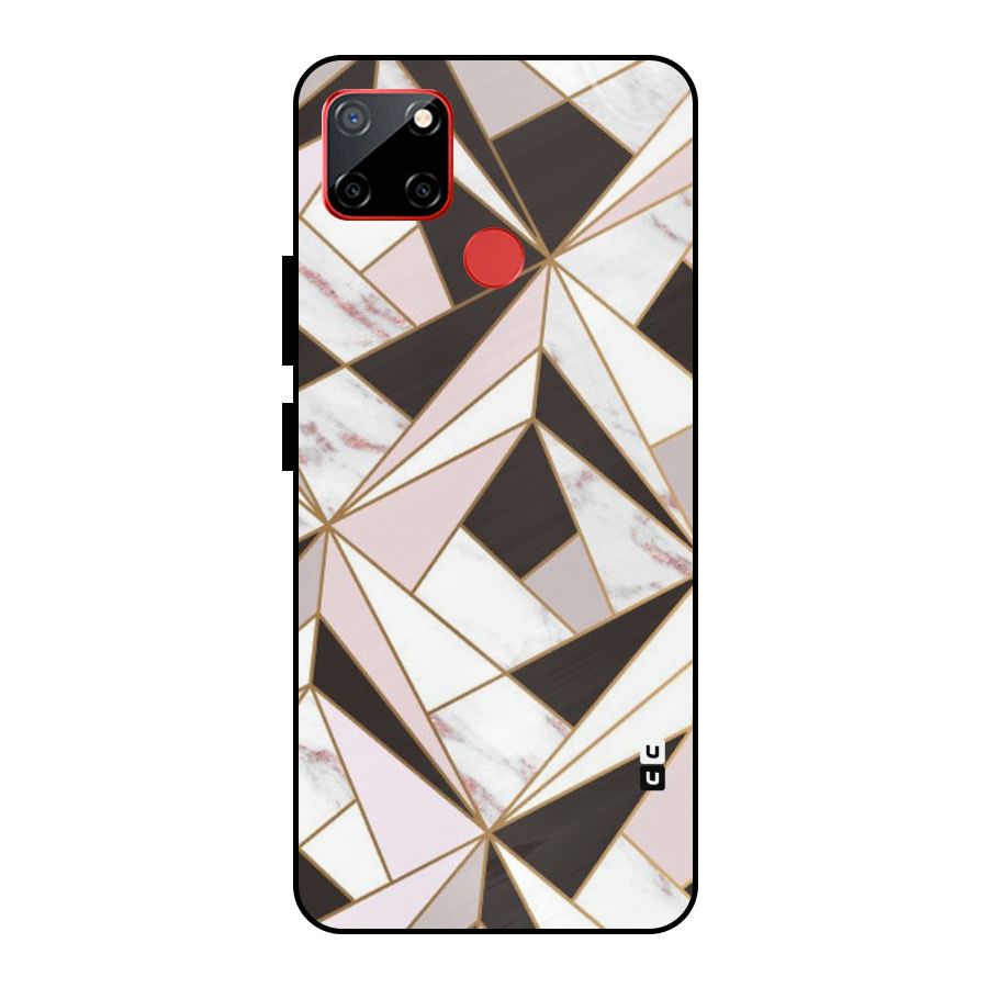 Abstract Corners Metal Back Case for Realme C12