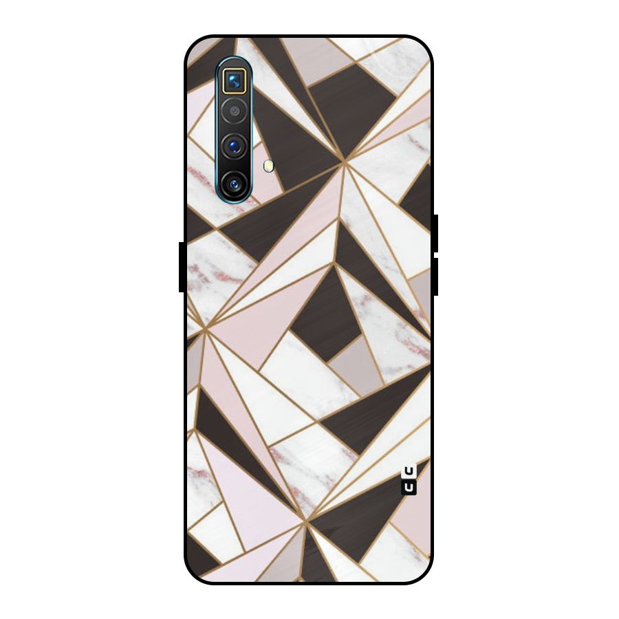 Abstract Corners Metal Back Case for Realme X3