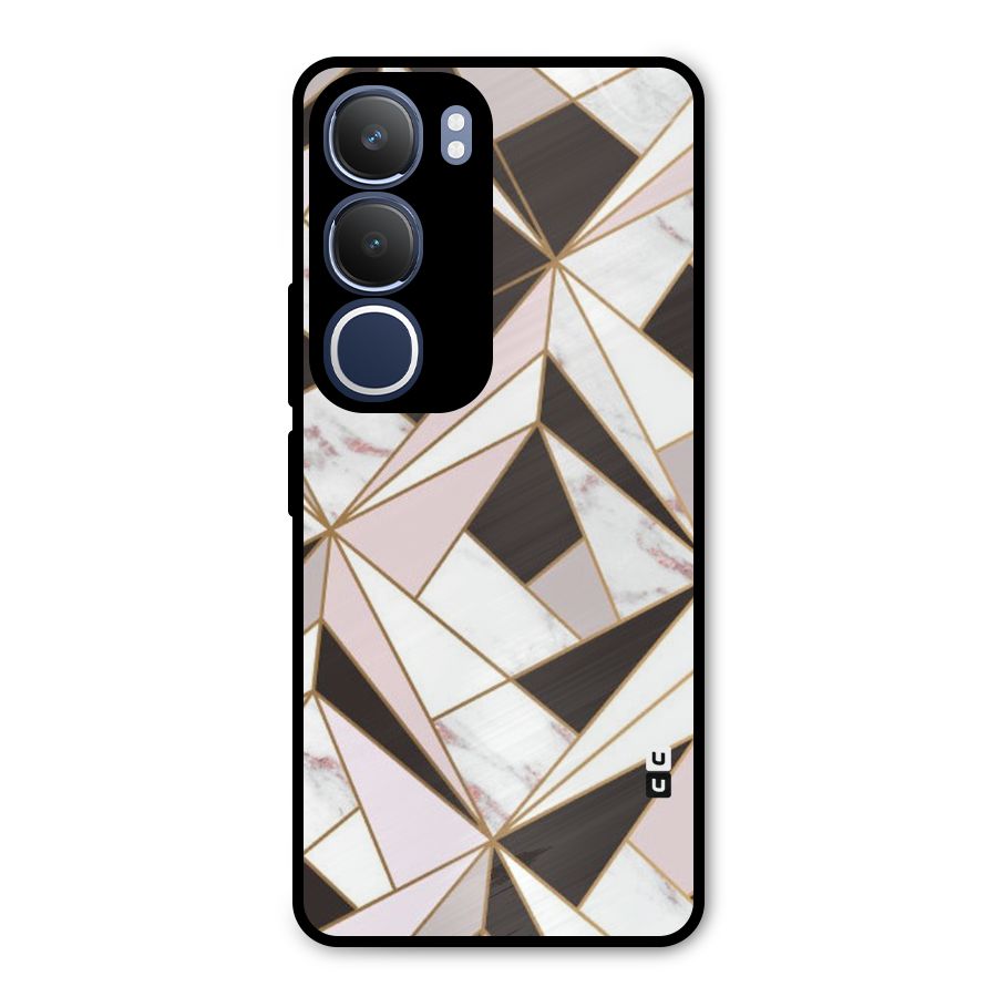 Abstract Corners Metal Back Case for Vivo Y29
