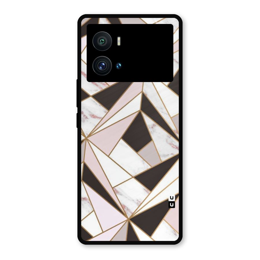 Abstract Corners Metal Back Case for iQOO 9 Pro