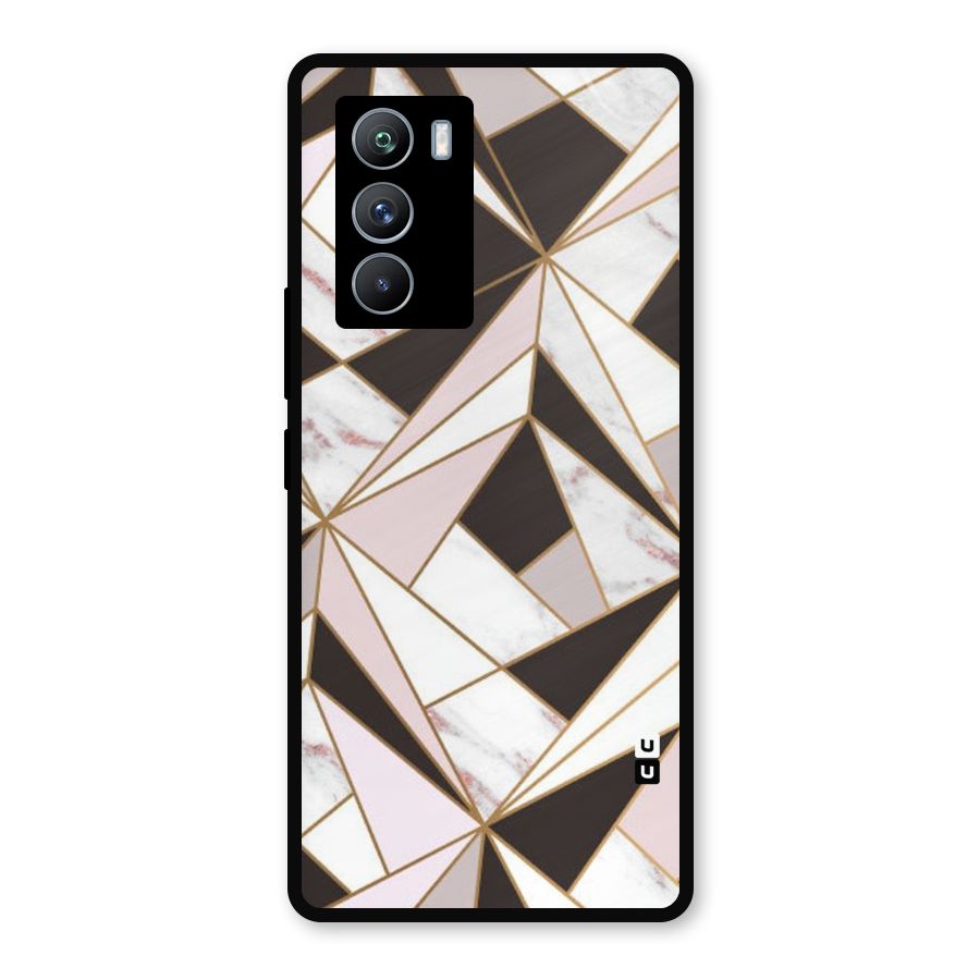 Abstract Corners Metal Back Case for iQOO 9 SE