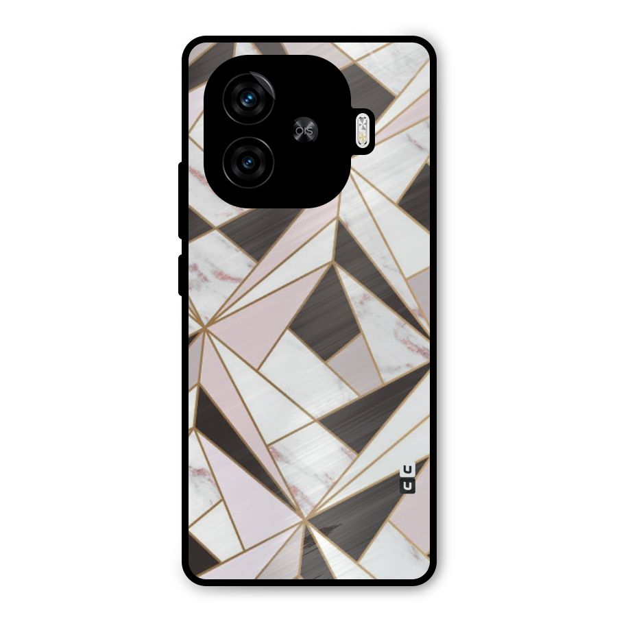 Abstract Corners Metal Back Case for iQOO Neo 10R