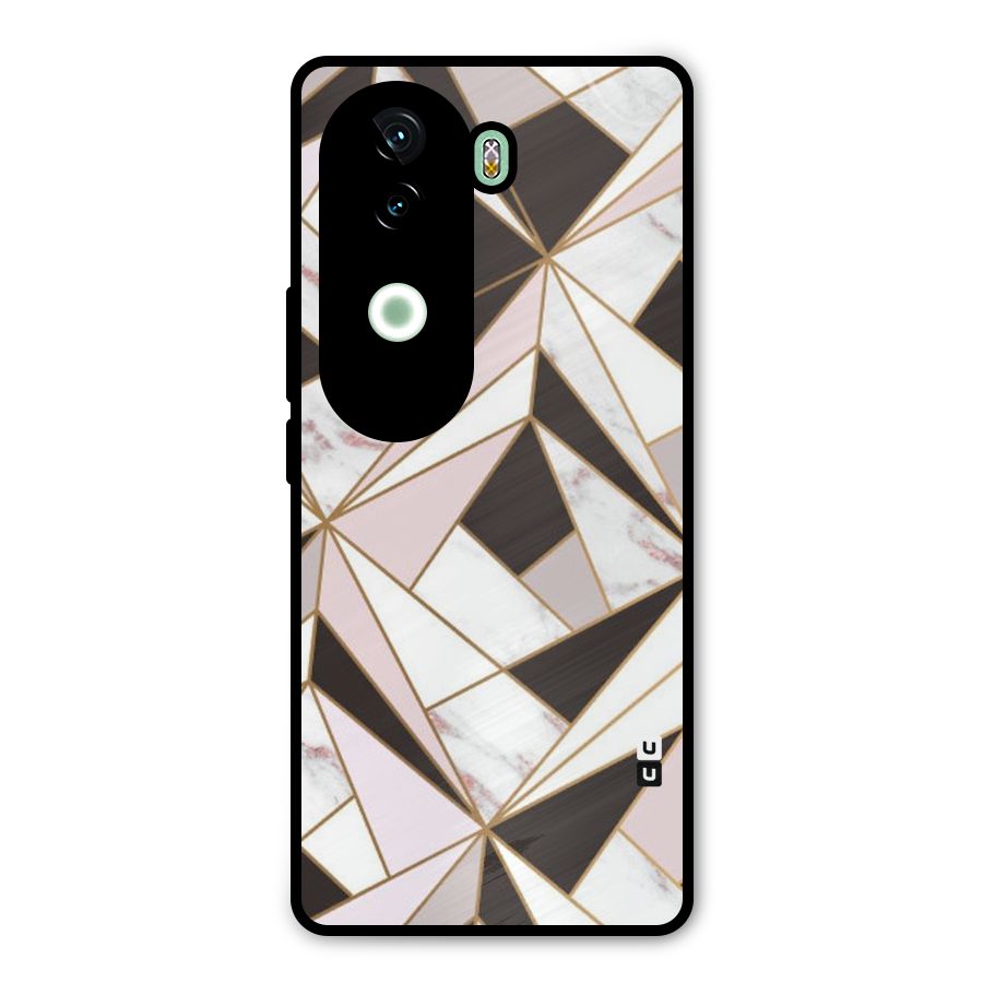 Abstract Corners Metal Back Case for iQOO Z9s