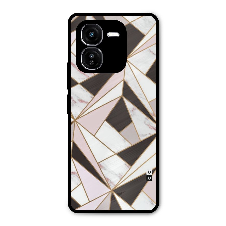 Abstract Corners Metal Back Case for iQOO Z9x