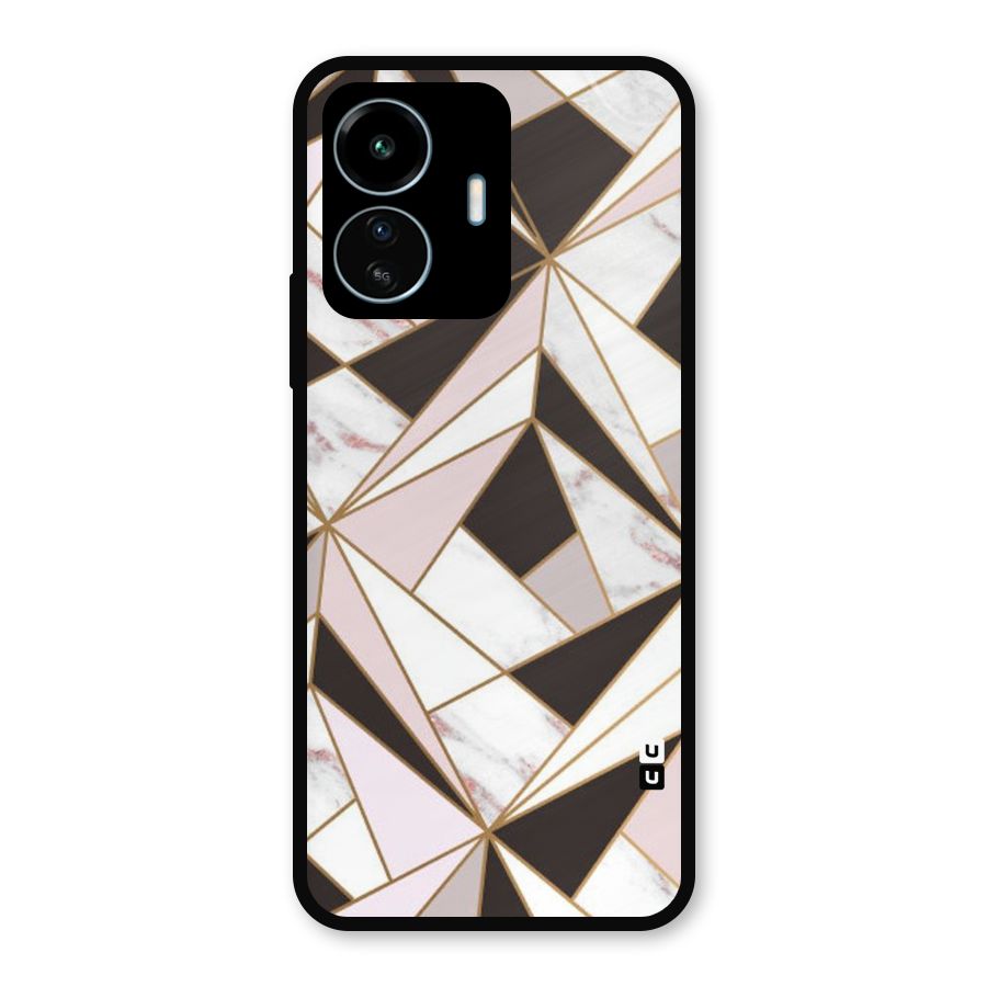 Abstract Corners Metal Back Case for vivo iQOO Z6 Lite 5G