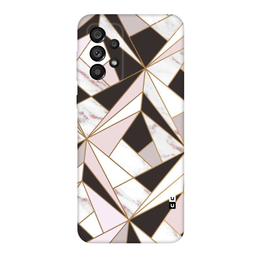 Abstract Corners Original Polycarbonate Back Case for Galaxy A73 5G