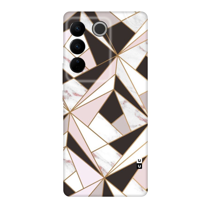 Abstract Corners Original Polycarbonate Back Case for Vivo V27