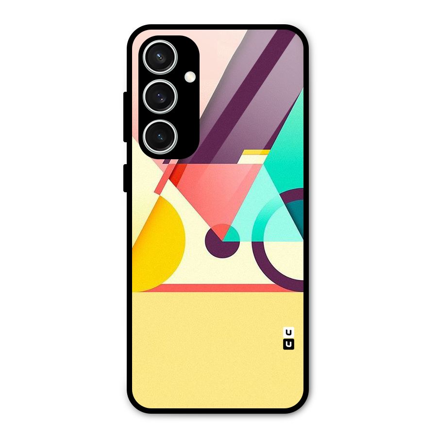 Abstract Cycle Glass Back Case for Galaxy S23 FE