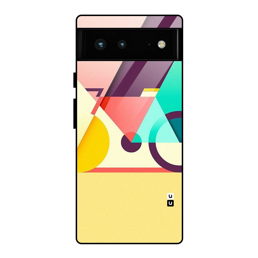 Abstract Cycle Glass Back Case for Google Pixel 6