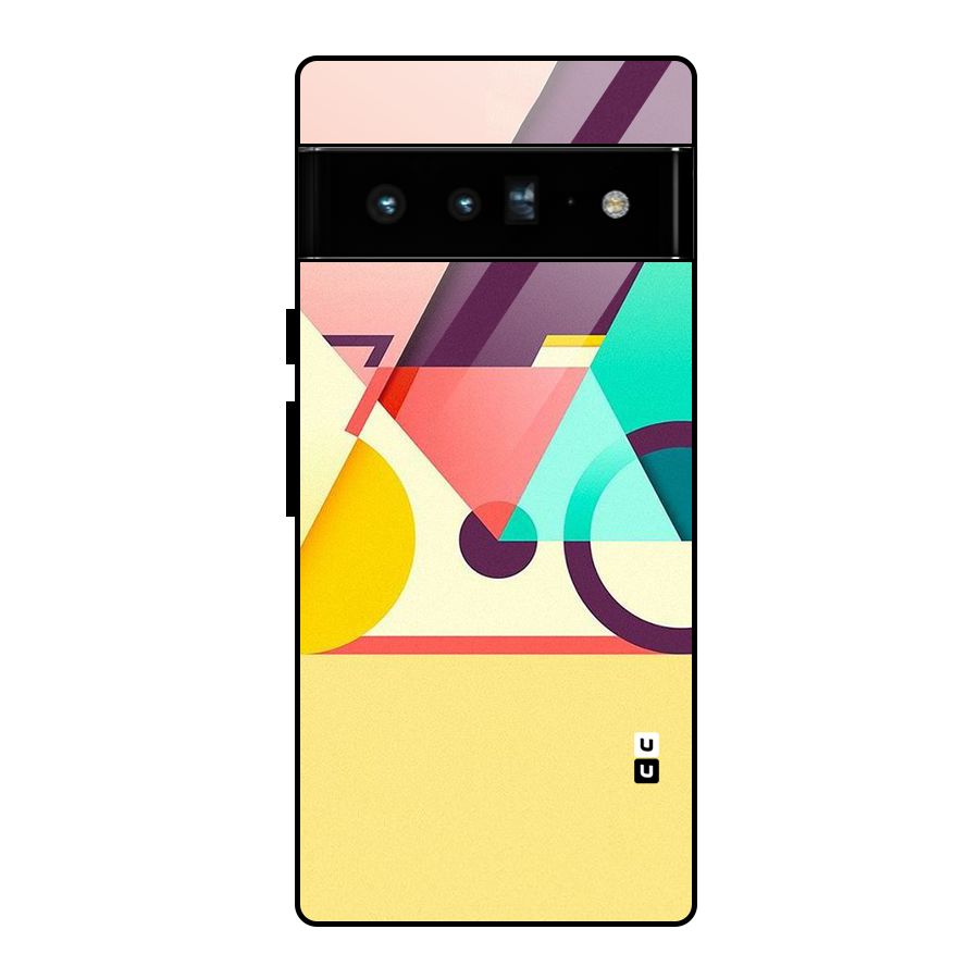Abstract Cycle Glass Back Case for Google Pixel 6 Pro