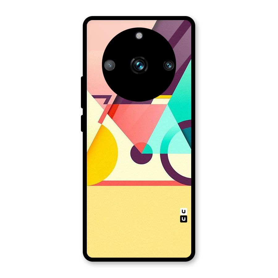 Abstract Cycle Glass Back Case for Realme 11 Pro